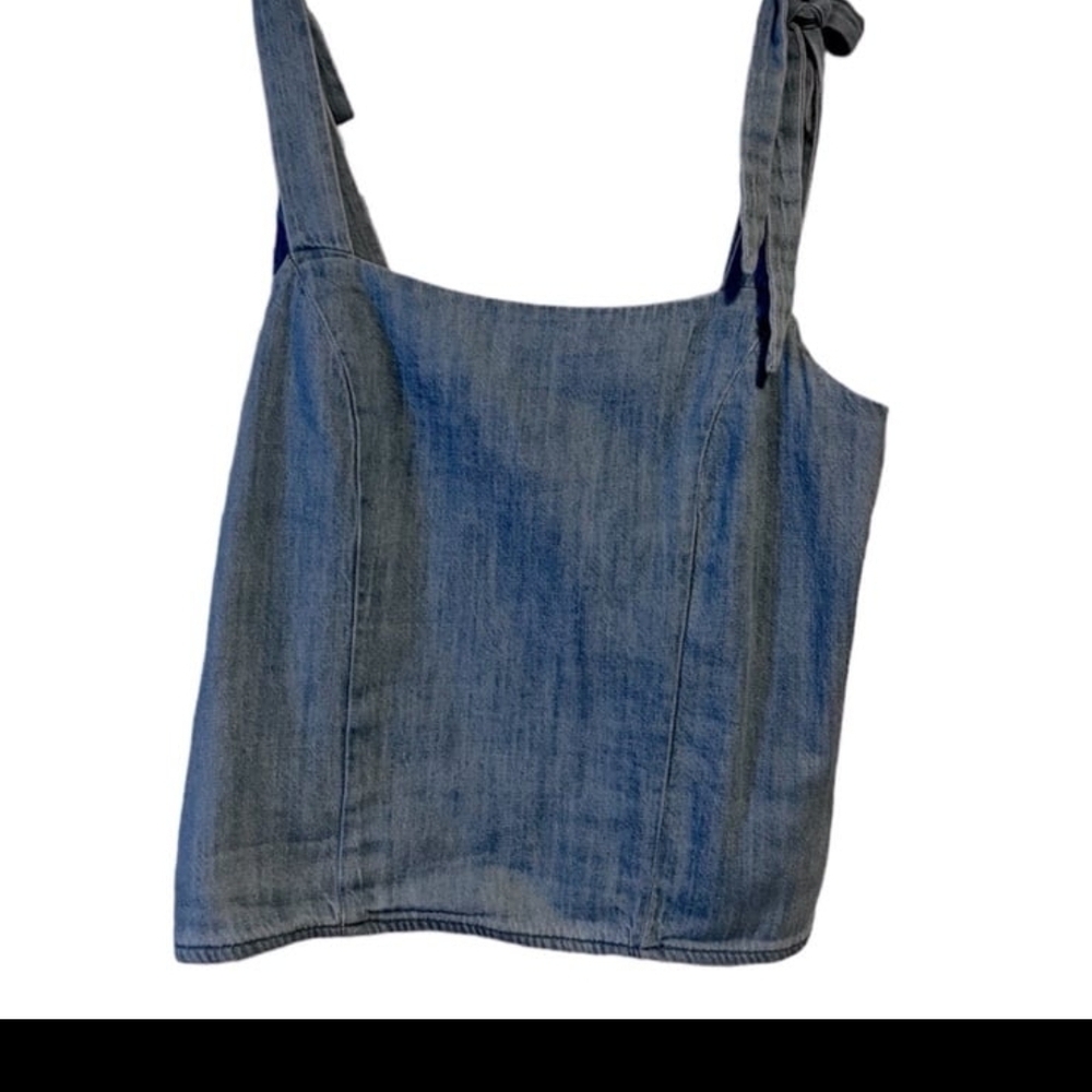 Old Navy Blue Denim Camisole